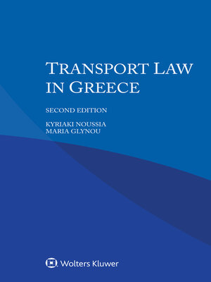 cover image of Transport Law in Greece